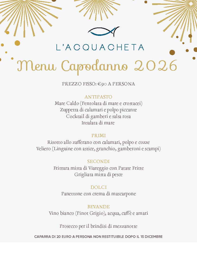 Menu capodanno 2026